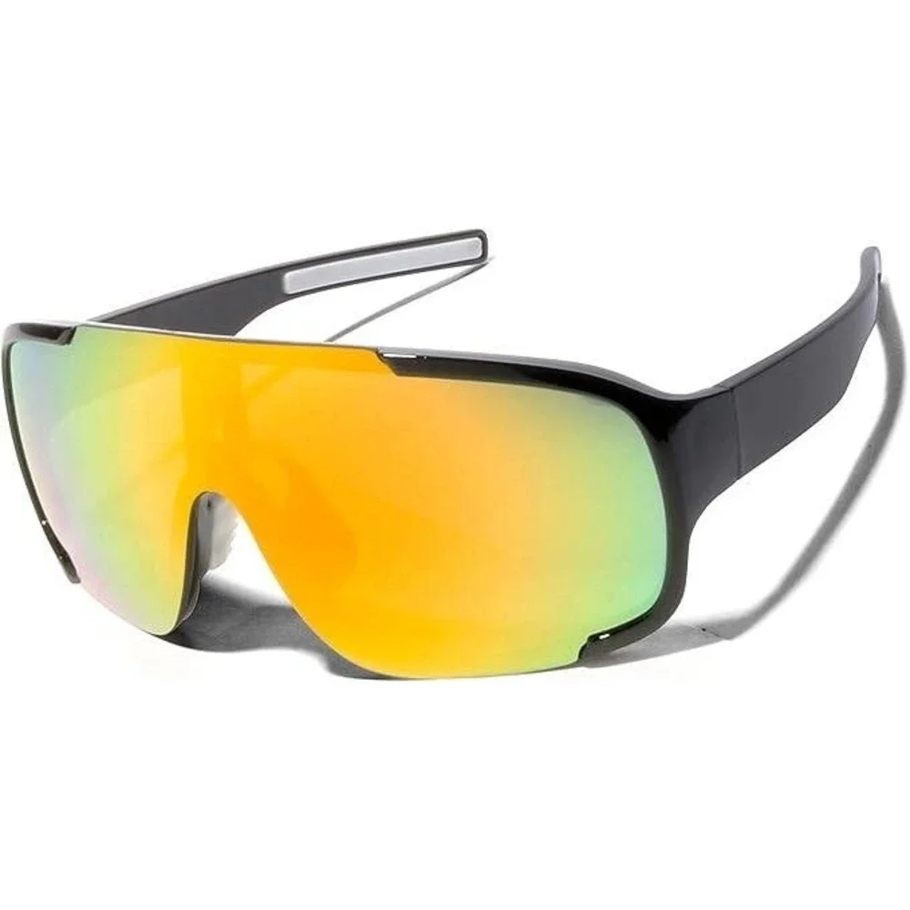 Shield‎ Sunglasses Sport Cycling Running Sunglasses Mirrored Lens Men Boat Wear